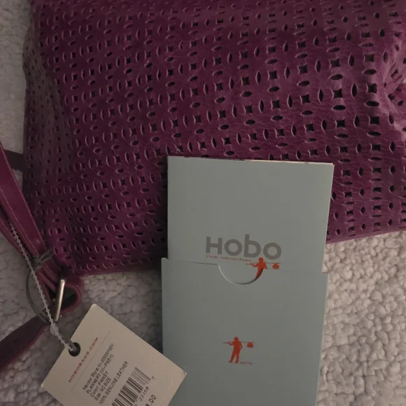 Hobo International Liza Purple Leather Crossbody Bag - Picture 5 of 12